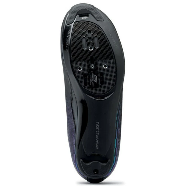 Chaussures Route Northwave Storm Carbon 2 Noir/Iridescent 4 Chaussures Route Northwave Storm Carbon 2 Noir/Iridescent – Image 2