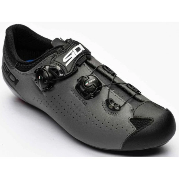 Chaussures Vélo Route Sidi Genius 10 Mega Gris/Noir 4 Chaussures Vélo Route Sidi Genius 10 Mega Gris/Noir – Image 2