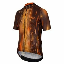 Maillot Homme Assos MILLE GT C2 Drop Head Orange -Fizik Soldes maillot homme assos mille gt c2 drop head orange 2
