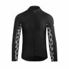 Maillot Manches Longues Assos MILLE GT Spring/Fall - Noir/Blanc -Fizik Soldes maillot manches longues assos mille gt spring fall noir blanc