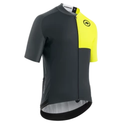 Maillot Route Assos Mille GT C2 EVO Stahlstern Noir/Jaune -Fizik Soldes maillot route assos mille gt c2 evo stahlstern noirjaune 2
