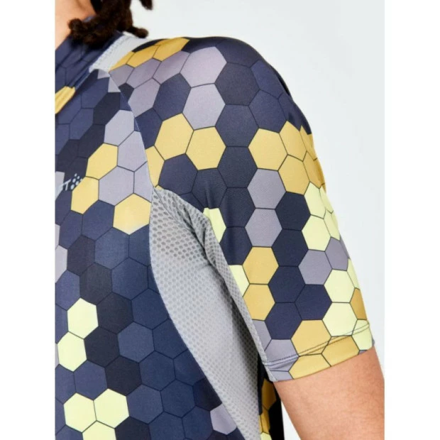 Maillot Route Homme Craft Advanced Endur Graphic Multicolore Gris 7 Maillot Route Homme Craft Advanced Endur Graphic Multicolore Gris – Image 5