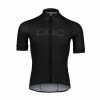 Maillot Route POC Essential Road Logo Noir